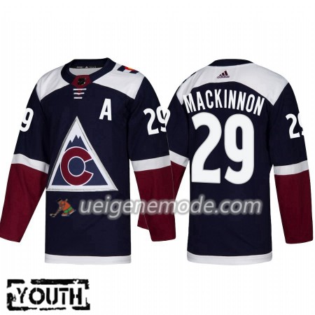 Kinder Eishockey Colorado Avalanche Trikot Nathan MacKinnon 29 Adidas Alternate 2018-19 Authentic